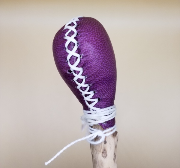 Mini Rassel lila Ziege