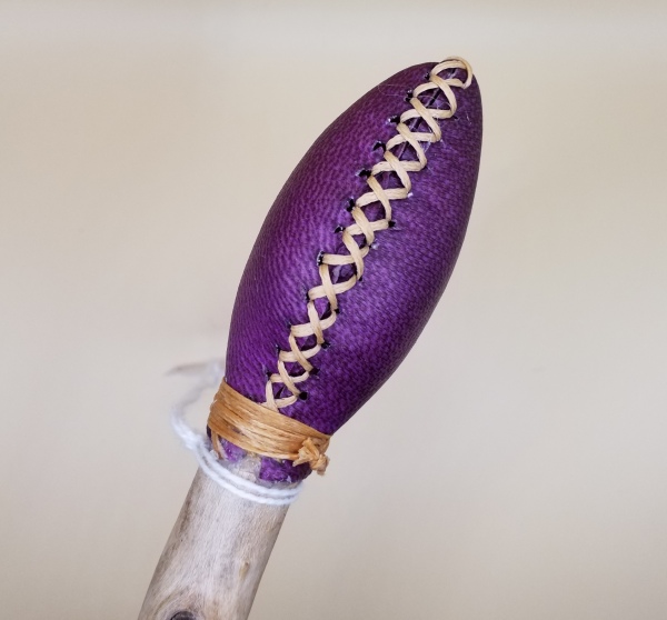 Rassel klein lila Ziege